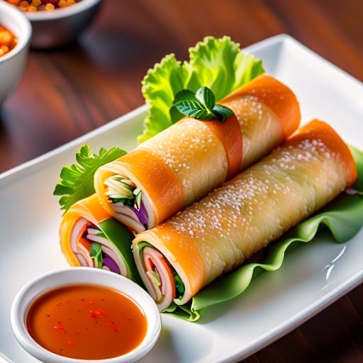 Duck Spring Rolls Image