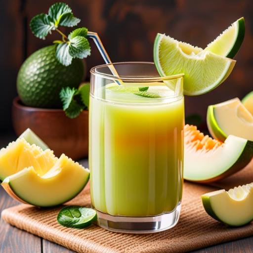 Melon Juice with Ginger and Lime Image