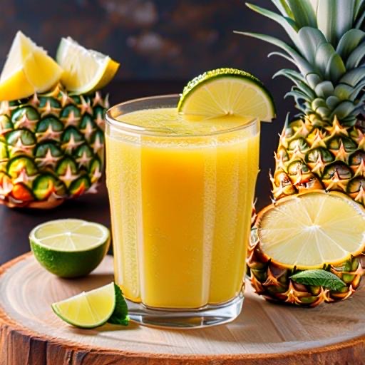 Pineapple Juice with Lime and Ginger Image