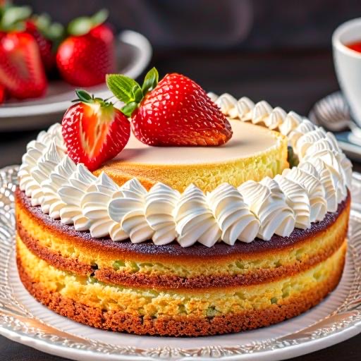 Victoria Sponge Cake Image